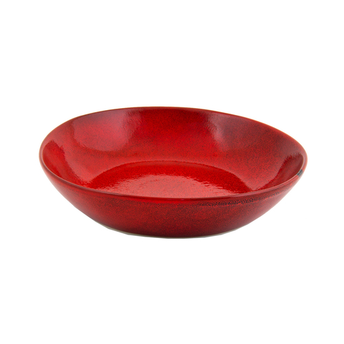 FOH DBO157RDP22 48 Oz. Chili Round Porcelain Kiln Bowl