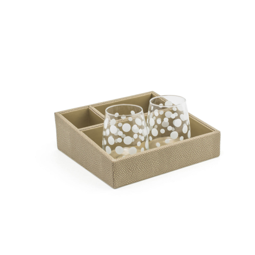 FOH RAH006BEL21 8.5" W Dune Rectangular Accessory Holder