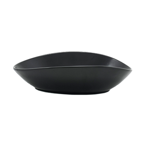 FOH DBO147BKP21 15 Oz. Oval Porcelain Tides Bowl