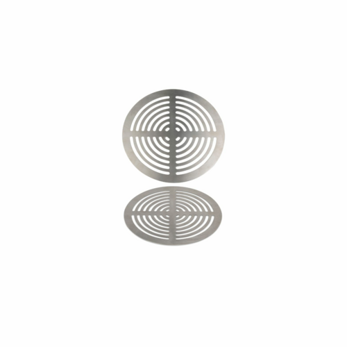 FOH BHO080BSS20 9" W x 0.5" H Brushed Stainless Steel Round Buffetware Grill Plate
