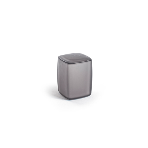 FOH RJR032GYT22 2.75" W Smoke Square Composite Jar