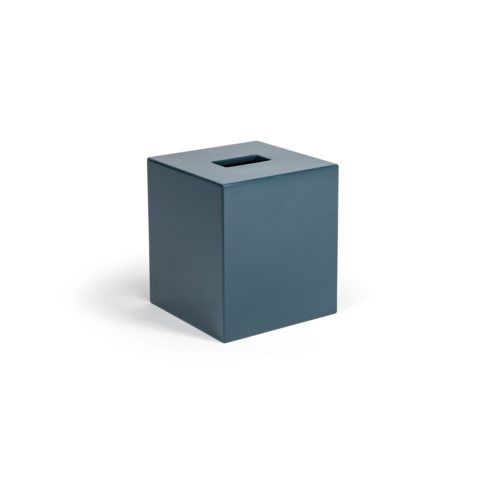 FOH RTB008BLT21 5" W Blue Composite Square Tissue Cover