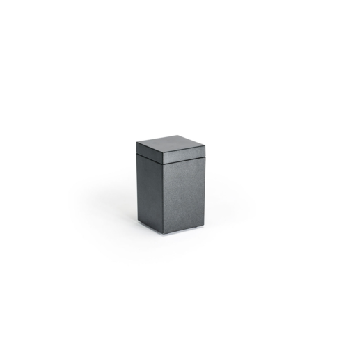 FOH RJR018BKT12 2.5" W Onyx Square Composite Jar