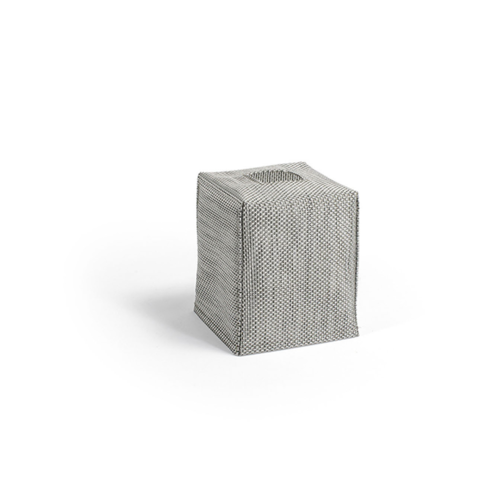 FOH RTB033GYV21 4.75" W Grey Vinyl Square Tissue Cover