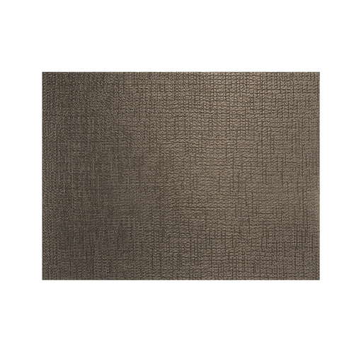 FOH XPM134ESV83 16" W Cocoa Vinyl Rectangle Metroweave Placemat