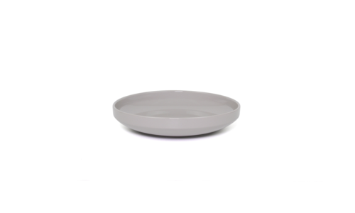 FOH DBO184GYP21 38 Oz. Stone Round Porcelain Bevel Bowl