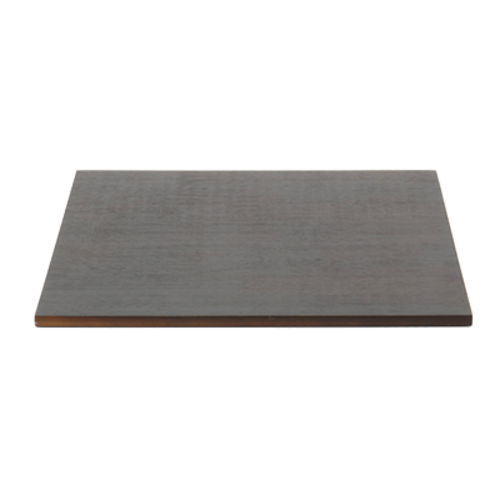 FOH BHO057BRW20 14" W Mahogany Bamboo Square Root Board