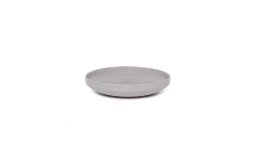 FOH DBO185GYP22 21 Oz. Stone Round Porcelain Bevel Bowl