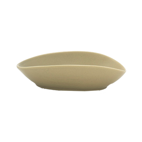 FOH DBO148GRP22 6 Oz. Sea Grass Oval Porcelain Tides Bowl