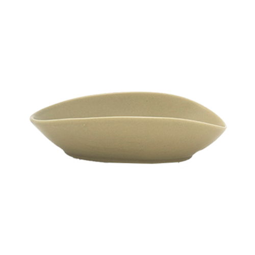 FOH DBO148GRP22 6 Oz. Sea Grass Oval Porcelain Tides Bowl