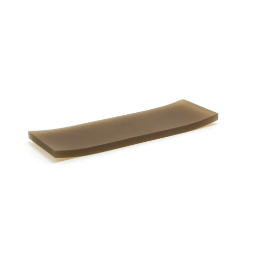 FOH RTR011BRR12 4" W Nutmeg Rectangular Composite Amenity Tray