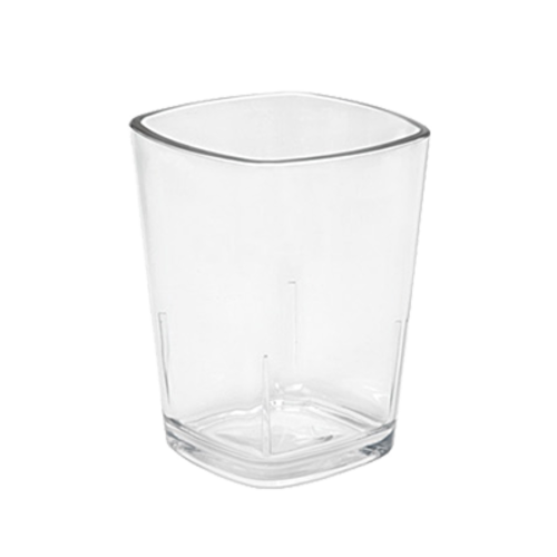 FOH ADO008CLT23 10 Oz. Clear Resin Drinkwise Rocks Glass