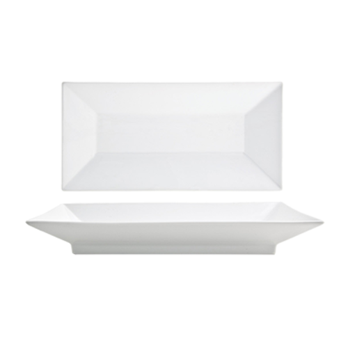 FOH DOS003WHP21 20 Oz. Rectangular Porcelain Kyoto Bowl