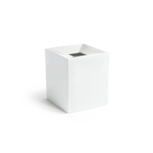 FOH RTB012WHP21 5.25" W Natural Wood Square Tissue Cover