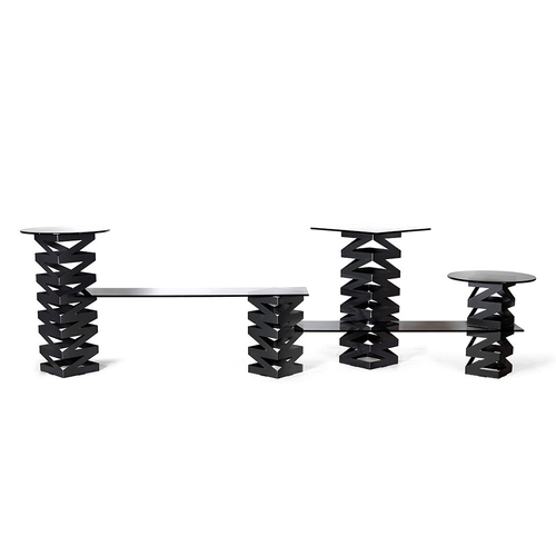 FOH BST011MUM28 Black Metal Buffet Essentials