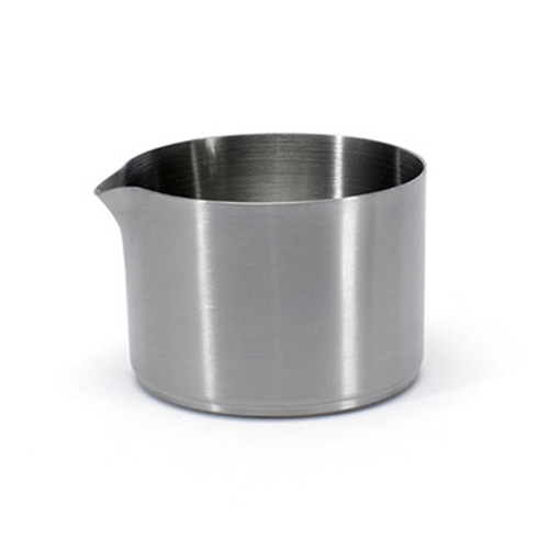 FOH TCR015BSS23 8 Oz. Silver Brushed Stainless Steel Round Soho Pourer