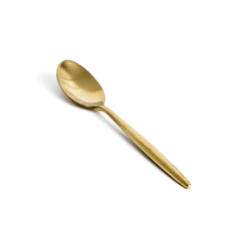 FOH FTS010GOS23 6.5" L Stainless Steel Matte Brass Owen Teaspoon