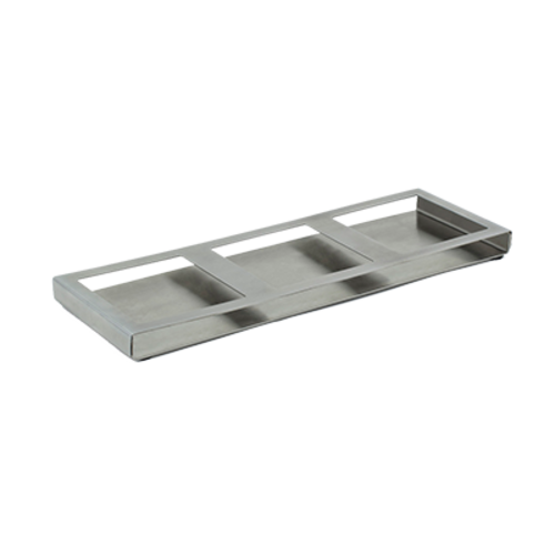 FOH BHO006BSS12 10.75" W Silver Stainless Steel Rectangle Serving Accessories Dish Holder