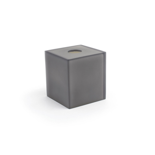 FOH RTB007GYR11 5.25" W Gray Composite Square Tissue Cover