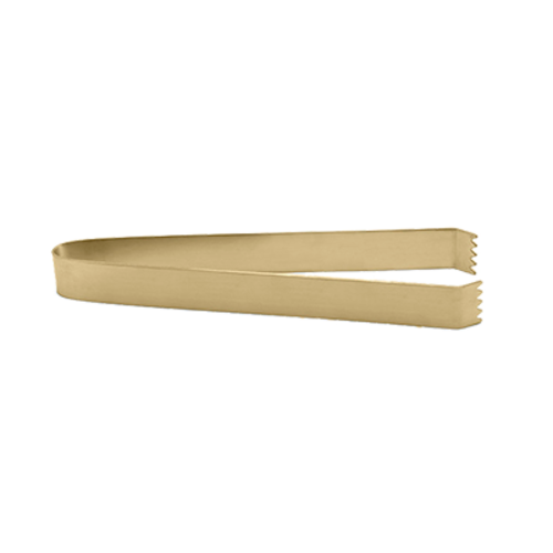 FOH BUT021GOS23 7" L  Stainless Steel Matte Brass Tokyo Tongs