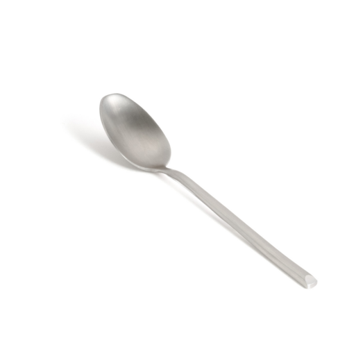 FOH FTS018BSS23 7" L Brushed Silver Stainless Steel Jasper Tea Spoon