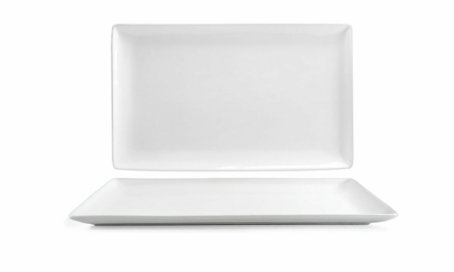 FOH SPT065WHP20 21" W Rectangular Porcelain Mod Platter
