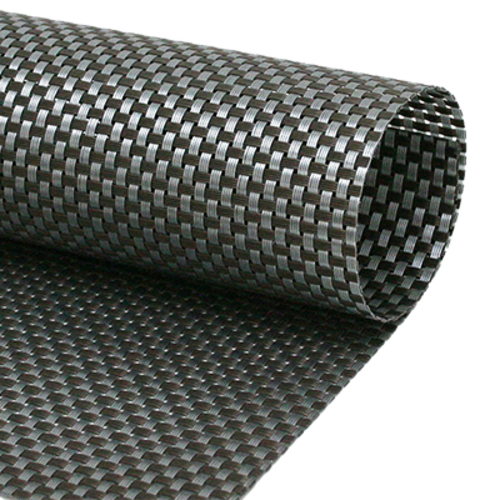 FOH XPM081ESV83 16" W Cocoa Vinyl Rectangle Metroweave Placemat