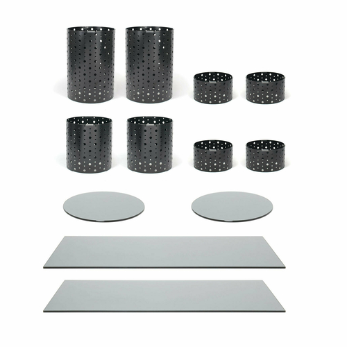 FOH BST024MUM28 Black Metal Buffet Essentials