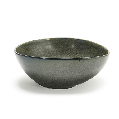 FOH BBO034DGP20 60 Oz. Sage Porcelain Kiln Bowl