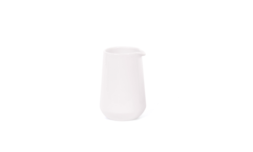 FOH TCR020WHP22 16 Oz. White Porcelain Round High Gloss Bevel Pourer