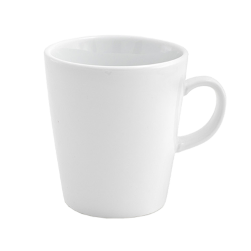 FOH DMU010WHP23 14 Oz. White Porcelain Round Soho Mug