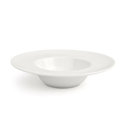 FOH DCS027BEP23 5.75" Dia. x 1.25" H Beige Porcelain Round Catalyst Monaco Saucer