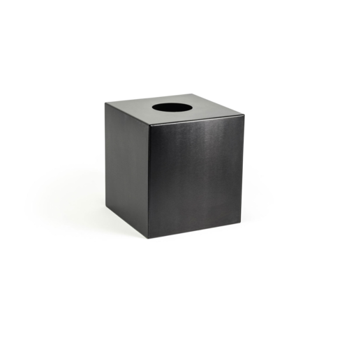 FOH RTB021BKS21 5" W Black Stainless Steel Square Tissue Cover