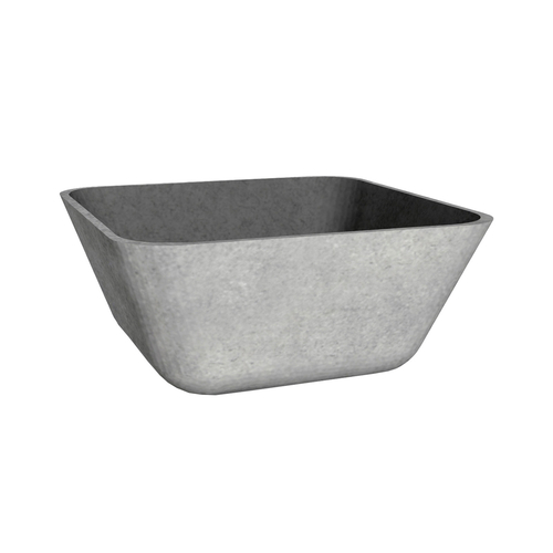 FOH DBO158ANS23 13 Oz. Antique Stainless Steel Square Mod Bowl