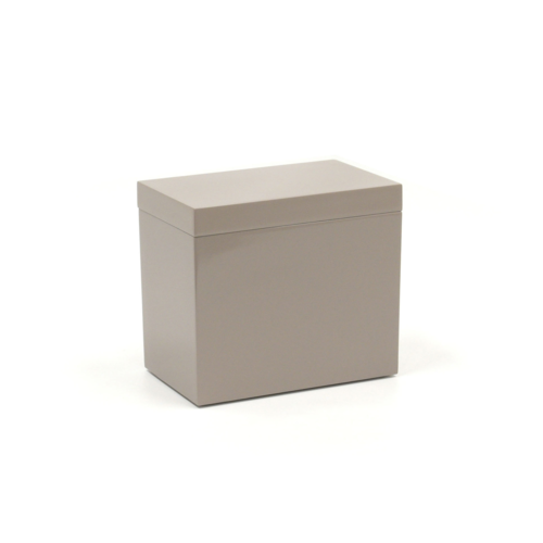 FOH RIB005BET20 2 Qt. Beige Plastic Rectangle Ice Bucket