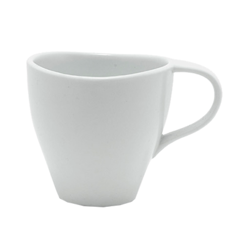 FOH DCS054WHP23 8 Oz. White Porcelain Non-Stackable Tides Cup