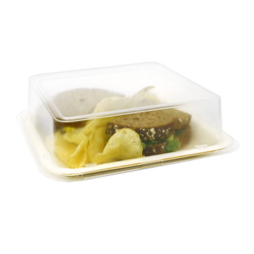 FOH DCV025CLT28 8.5" W Clear Plastic Servewise Disposable Plate Cover