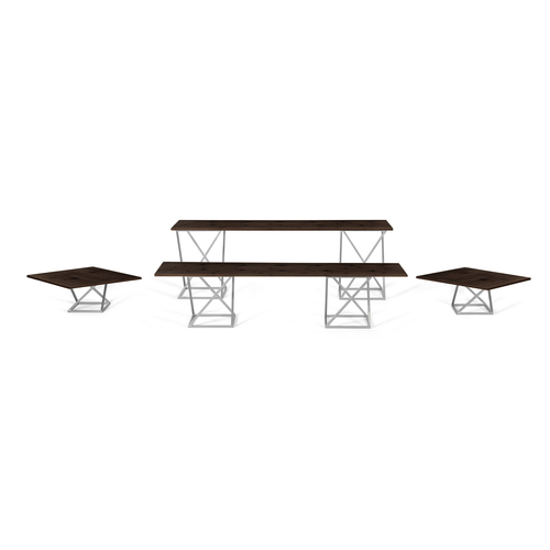 FOH BST014MUM28 Black Metal Buffet Essentials