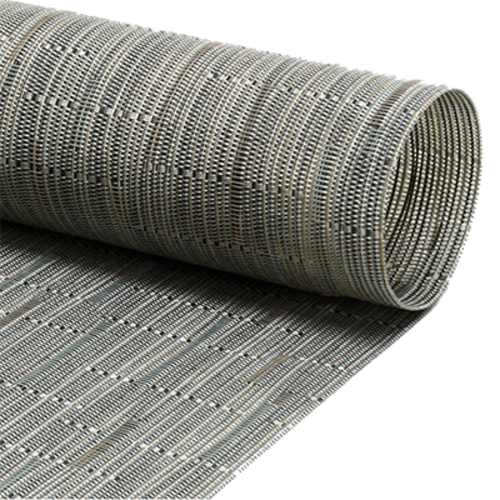 FOH XPM065HBV83 16" W Ocean Vinyl Rectangle Metroweave Placemat