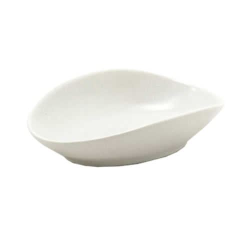 FOH DSD061BEP23 3 Oz. Oval Porcelain Tides Ramekin