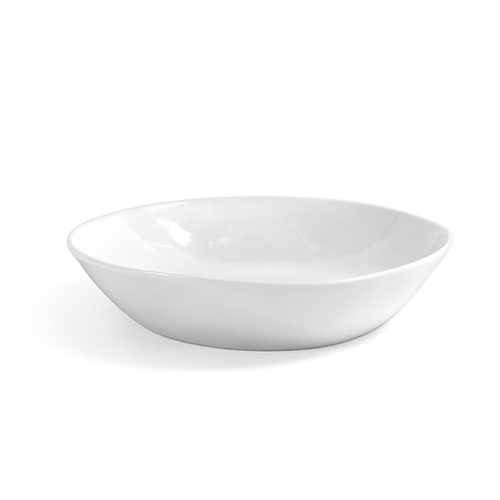 FOH DBO157WHP22 48 Oz. White Round Porcelain Kiln Bowl