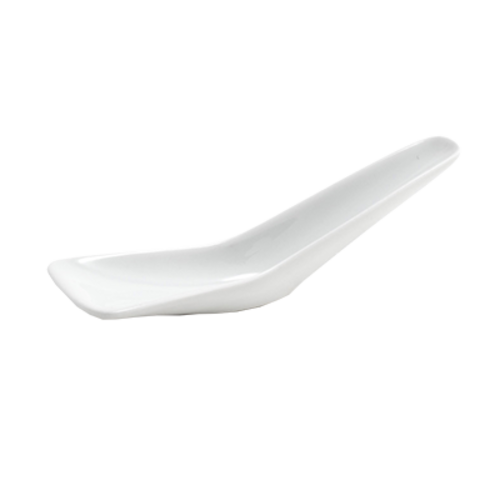 FOH FSP003WHP23 5.75" W Porcelain Tasting Spoon