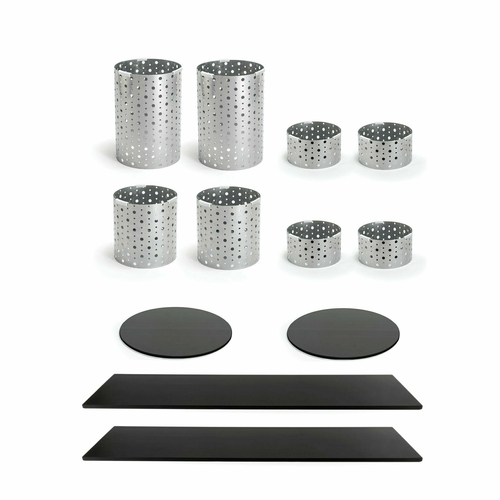 FOH BST023MUM28 Silver Metal Buffet Essentials