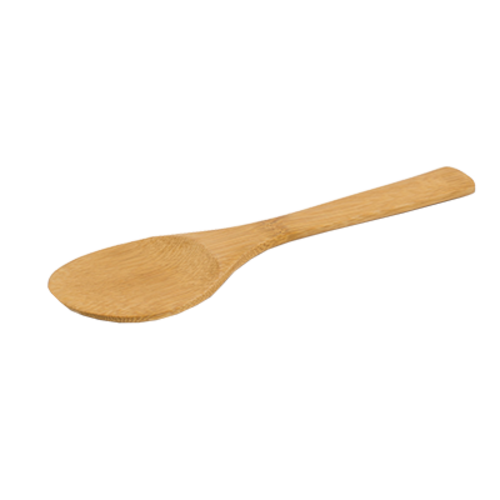 FOH BUT008BBB93 10" L Bamboo Flat Servewise Re-Usable Spoon