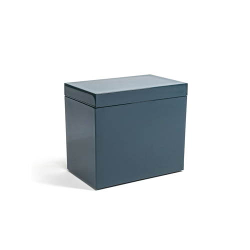 FOH RIB005BLT20 2 Qt. Blue Plastic Rectangle Ice Bucket