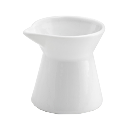 FOH TCR003WHP23 5 Oz. White Porcelain Round Cinch Pourer