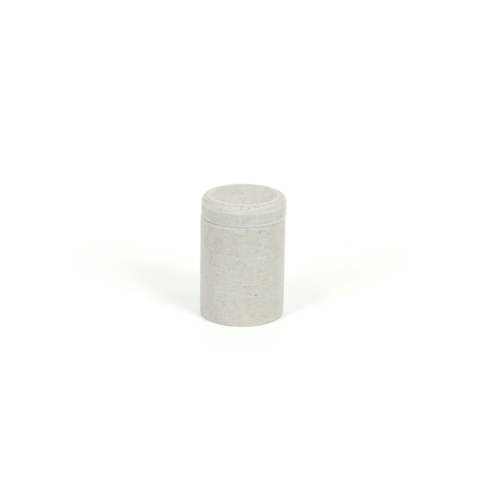 FOH RJR008GYR12 2.75" W Cement Grey Square Resin Jar