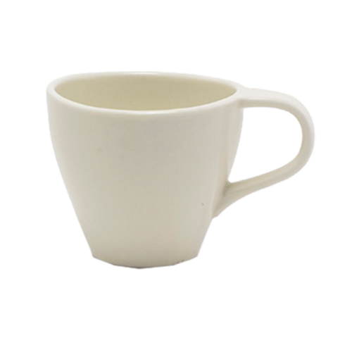 FOH DCS056BEP23 3 Oz. Porcelain Non-Stackable Scallop Tides Cup
