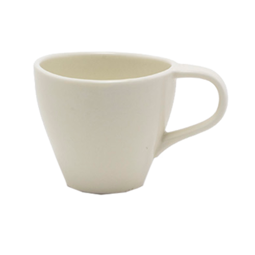FOH DCS056BEP23 3 Oz. Porcelain Non-Stackable Scallop Tides Cup