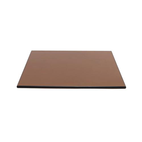 FOH BHO057BZG20 14" W Amber Glass Square Root Board